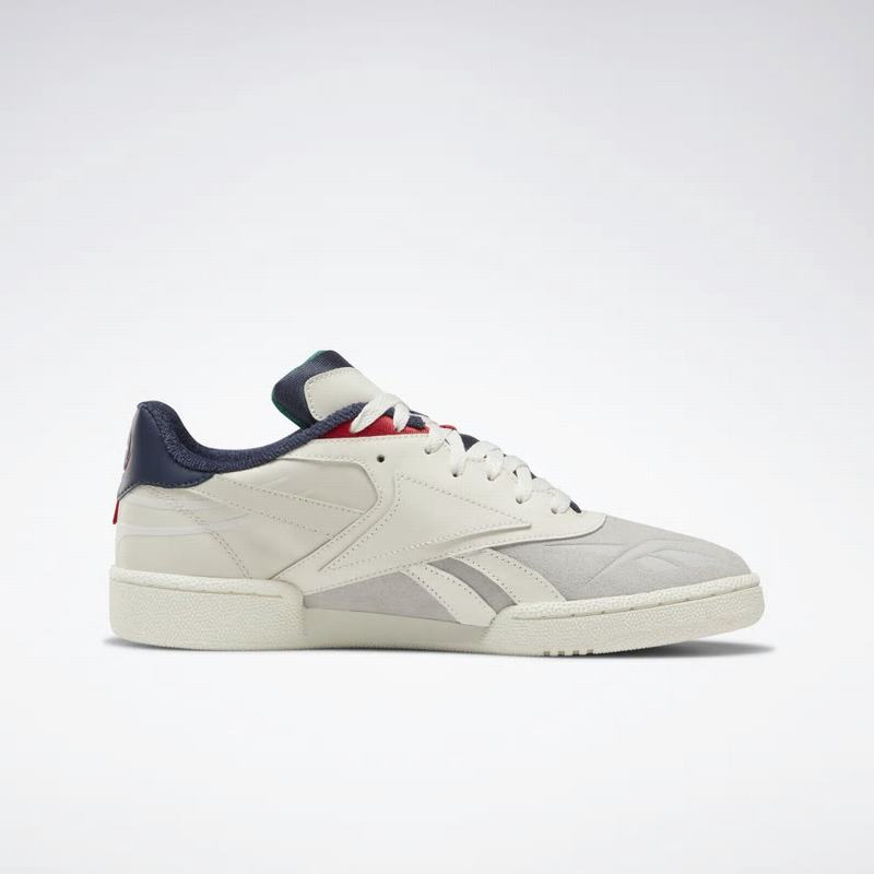 Reebok Club C Rc 1.0 Tenisky Damske - Biele/Siva/Námornícka Modrá EF8041QO